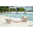 Elementi Home Ikaria 42" Egg-Shape Concrete Coffee Table for Indoor and Outdoor Use-88957396