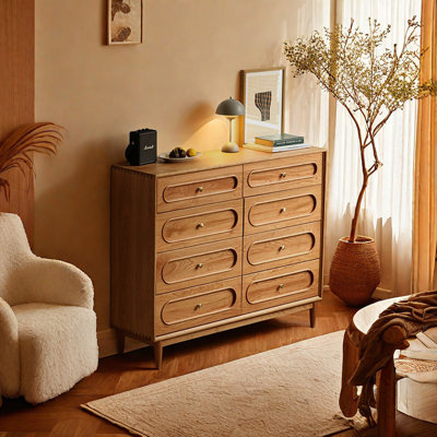 Living Room Solid Wood Storage Entrance Cabinet Solid Wood Accent Chest