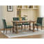 Lot de 2 chaises de salle à manger rembourrées en chenille olive, revêtement en similicuir haut de gamme, design ergonomique, forme incurvée, idéales comme chaise d'appoint pour un bureau ou une chambre, assise confortable en mousse à mémoire de forme, rivets classiques