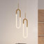 Luminaire suspendu linéaire à DEL