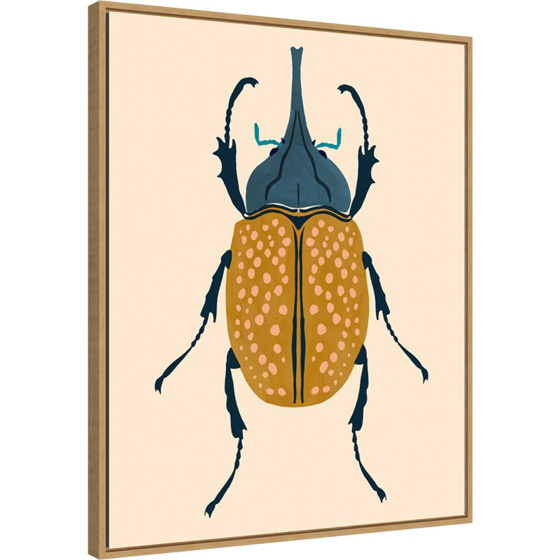 " Beetle Bug II " by Victoria Barnes, 28" H x 23" W  x 2" D