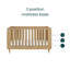 Japandi Cot Bed - Light Oak