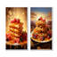 Waffle Wonderland Maple Breakfast - Desserts, ensemble de 2 reproductions d'art mural-102569770-102569772