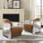 Alvenia 31.1"W Tufted Top-Grain Leather Accent Armchair(Set Of 2)-801903667