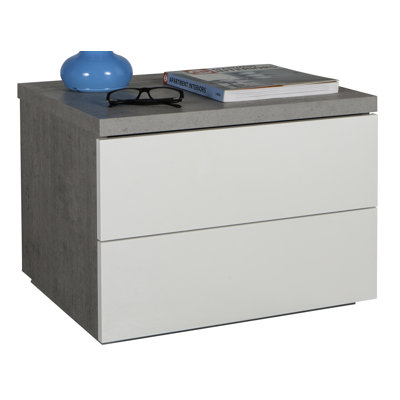 Privilegio 55cm W Manufactured Wood Bedside Table
