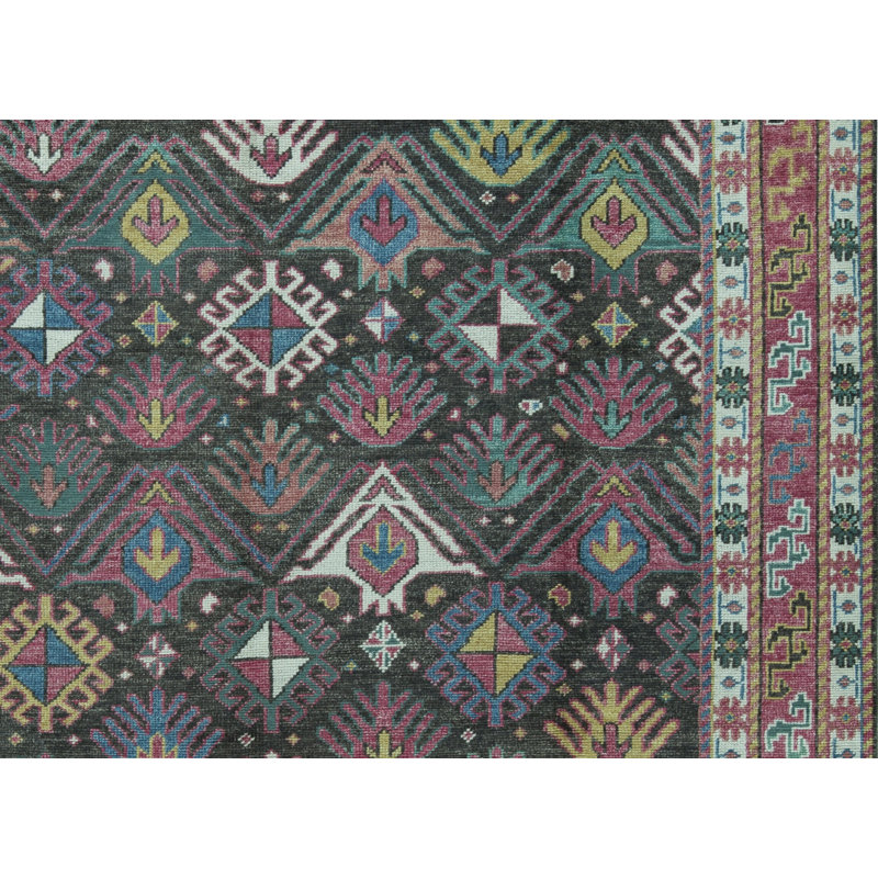 Tapis rouge noué à la main de haute qualité