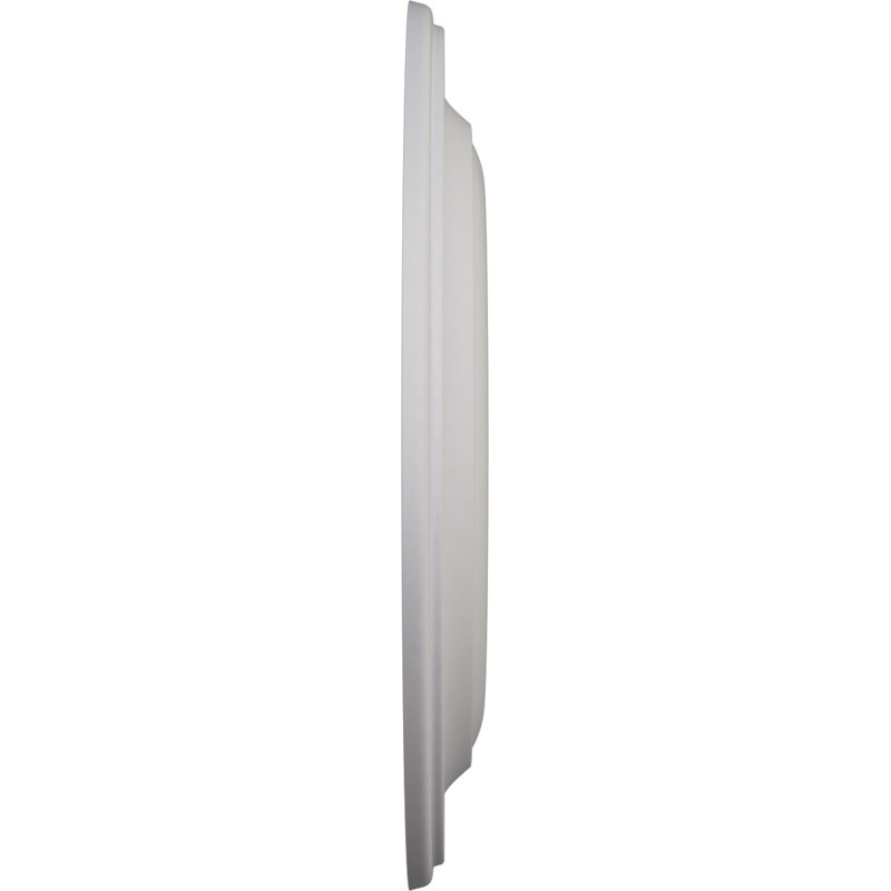 Médaillon de plafond Endobeat Niobe, DO 18 po x P 1 1/2 po (pour auvents jusqu'à 8 5/8 po), fini blanc ultra pur peint à la main