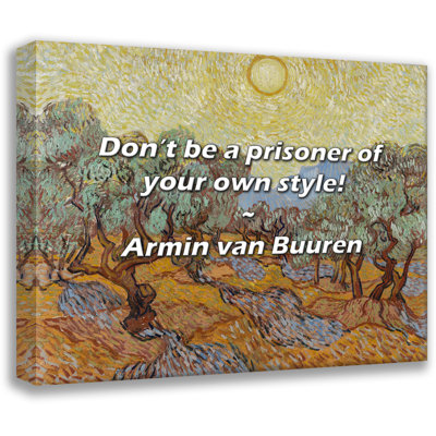 Armin van Buuren Citation: Ne soyez pas prisonnier de votre propre style!