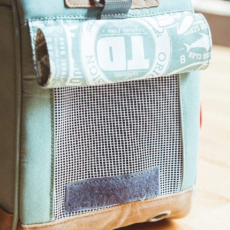 Transporteur d'animaux de compagnie Touchdog, Vert