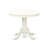 5 Piece Dinner Table Set contains a Dining Table and 4 Beige Red Polyester Fabric Wooden Chairs with Stylish Back- Linen White Finish-1406722300-1406722273-1406400313