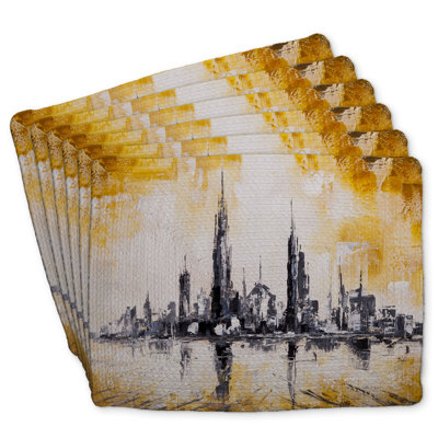 Braided Polyester Andaluss - Set of 6 | Gold City Home Decor