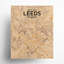 Carte de la ville de Leeds, impression-1059268952-1059268961