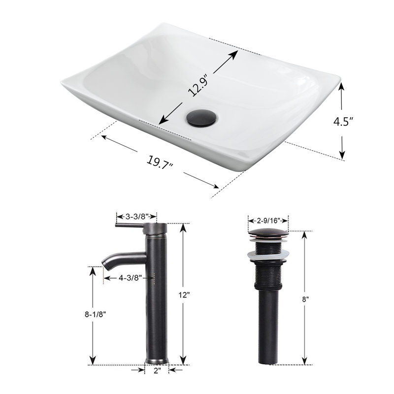 Lavabo vasque en céramique