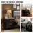 23.62" Modern Black Nightstand With 2-Drawer 