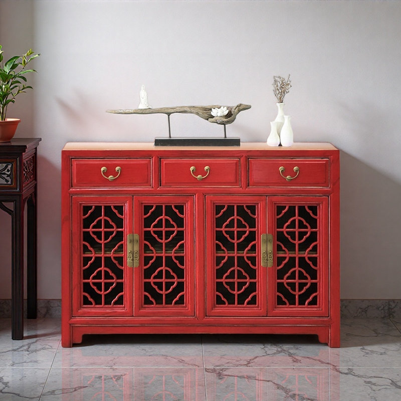 Nouveau buffet de style classique chinois, Rouge