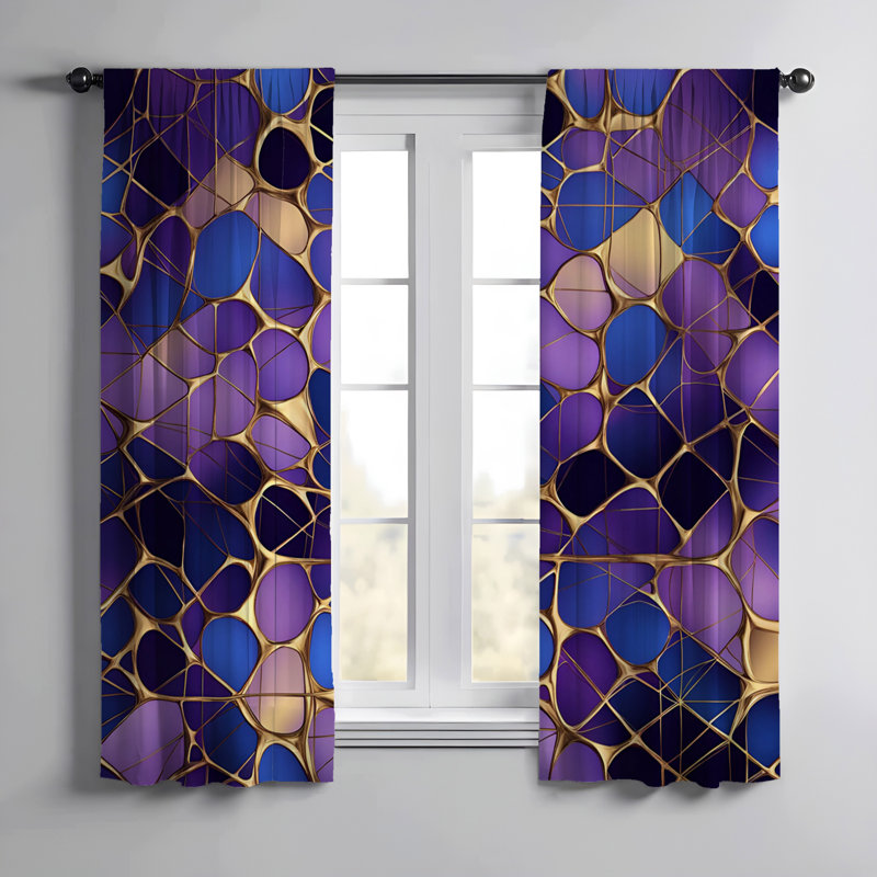 Ryzer Semi Sheer Curtain Pair, 40" W x 61" L