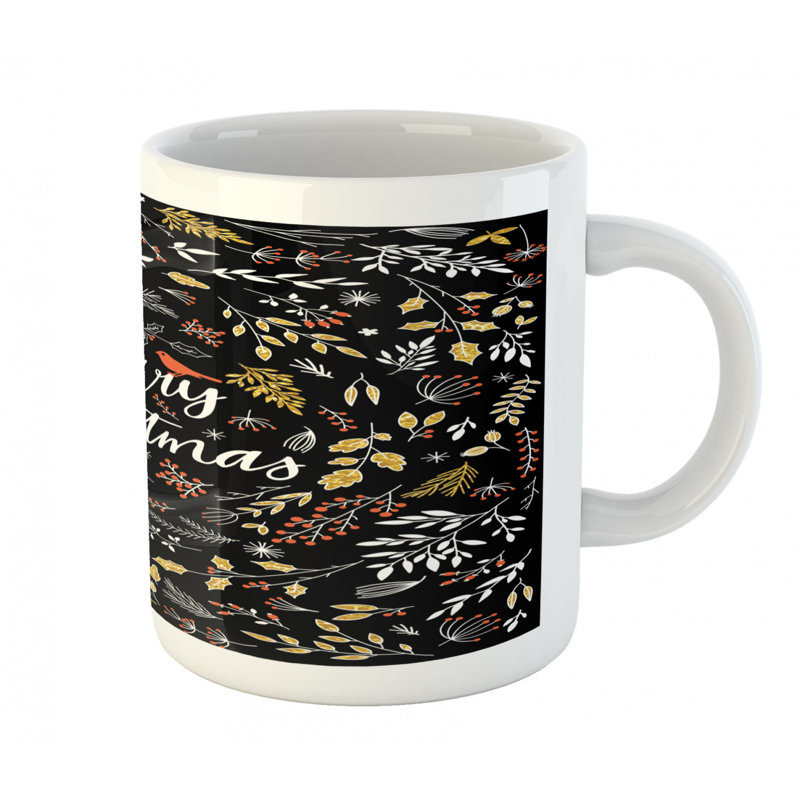 Grande tasse à café natural greeting design