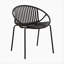 Ensemble de salle à manger moderne 7 pièces avec chaise empilable-82264715