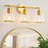 Modern Aniwa 3-Light Dimmable Bathroom Vanity Light, Gold Bathroom Mirror Light Fixture with Cone Clear Glass Shades for Makeup, Powder Room-1890635372-1930477246