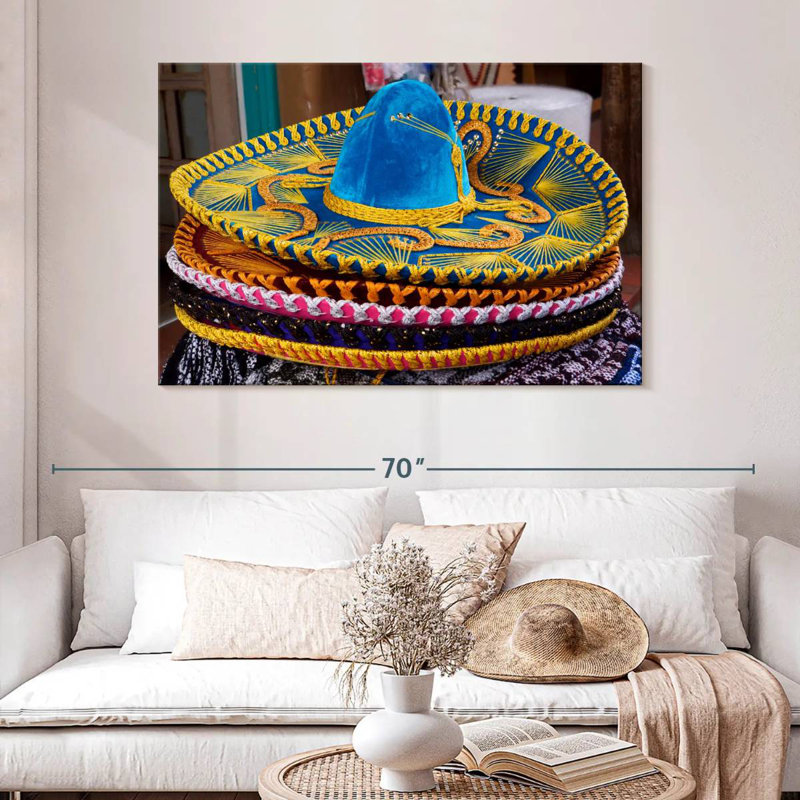 Kavia Mexican Sombreros, 32" H x 48" W