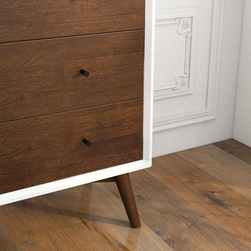 Davondre 31.5'' W 5 - Drawer Dresser, White