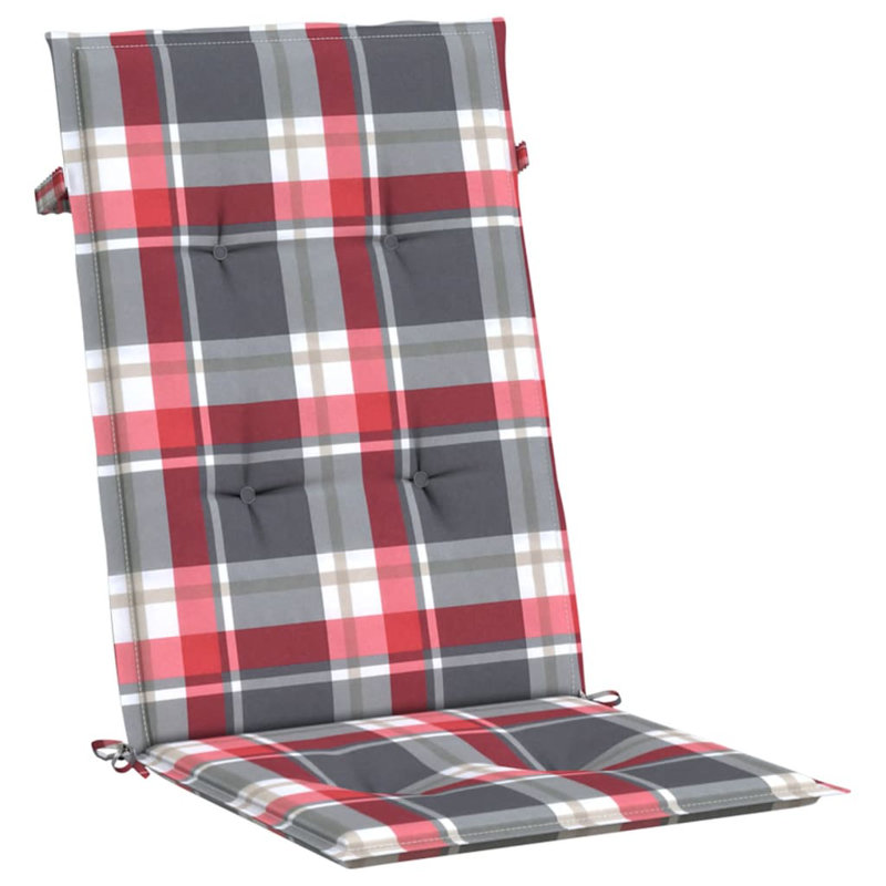 Coussin de siège / dossier d'extérieur, 6, 47.2" x 19.7" x 1.2", Gray