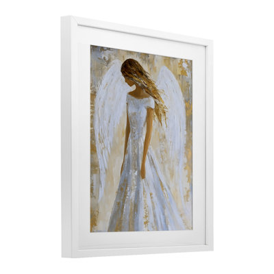 «Saint Ange», reproduction encadrée sous verre encadrée par Franklyn Gregory