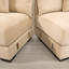 Canapé modulaire convertible 5 places avec velours côtelé surdimensionné et 16 coussins décoratifs pour le salon-1893015338