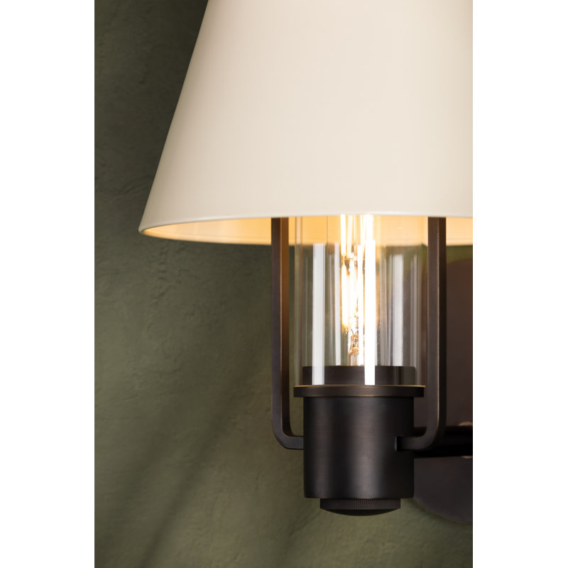 1 - Light Armed Sconce, Bronze