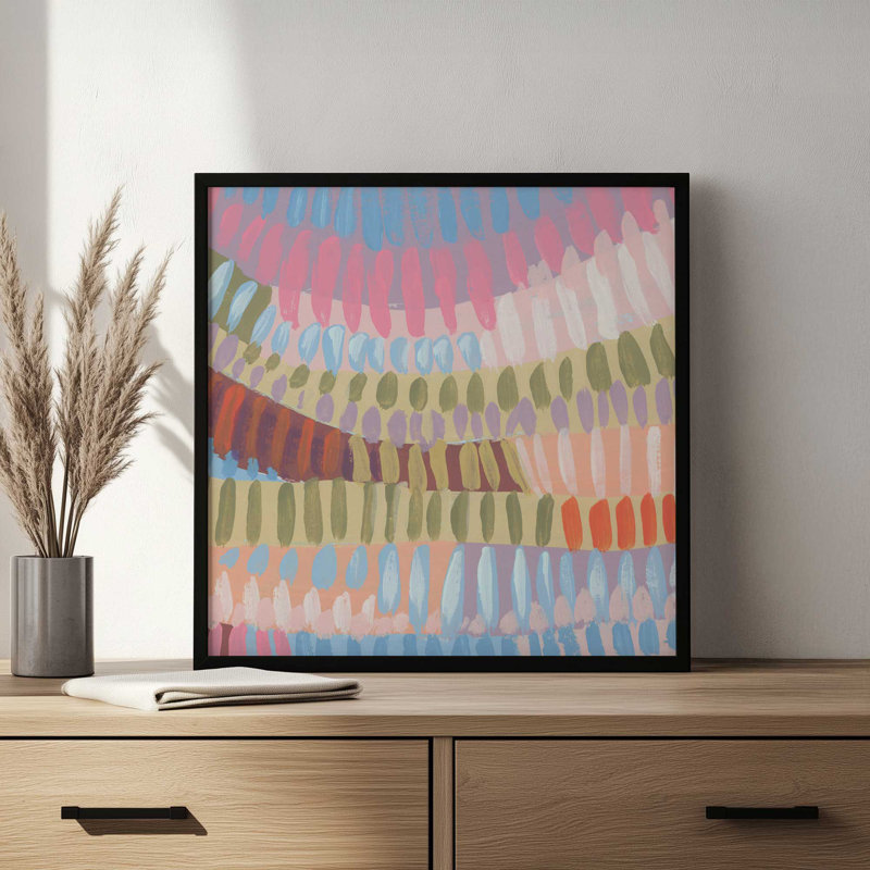 Impression sur toile «Avant Marks II» par June Erica Vess, H 12 po x l 12 po, Doré