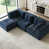 Blue -3Seat+1Ottman est en rupture de stock