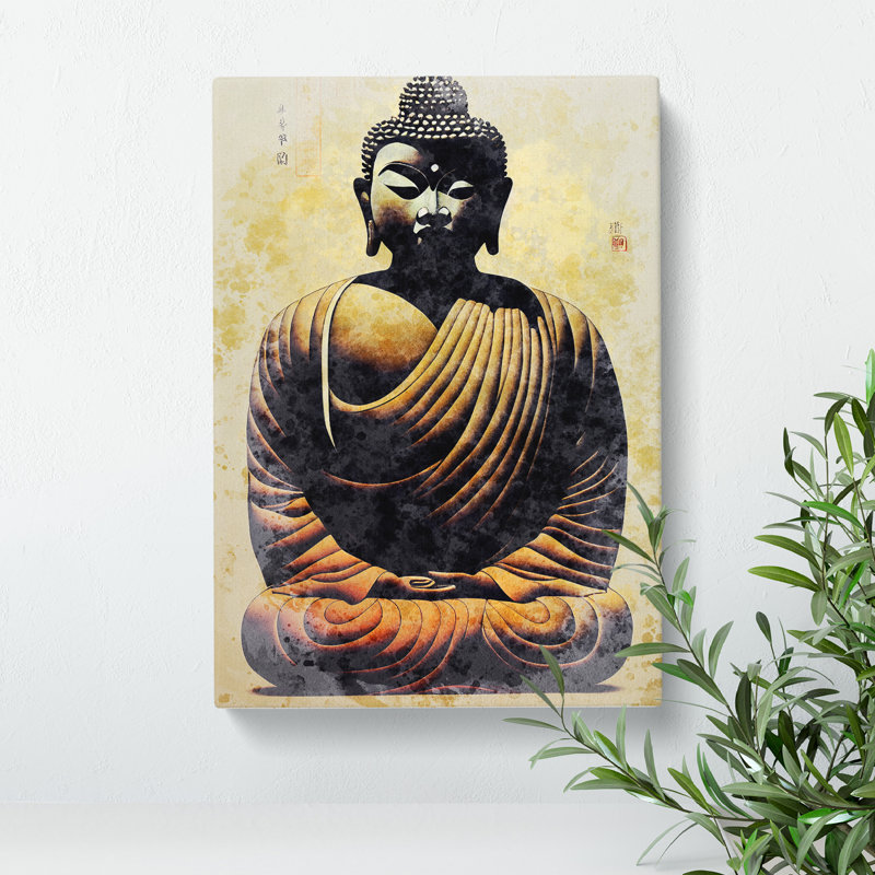 Mesmerising Buddha - Wrapped Canvas, 76cm H x 50cm W x 3cm D
