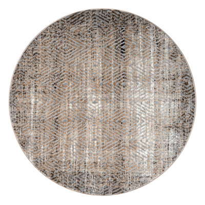 Vladya Brown Abstract Area Rug