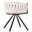 Chaises de salle à manger pivotantes en velours Kynor Glam-121784660-121784659