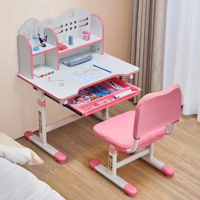 Adjustable Height Steel Writing Desk