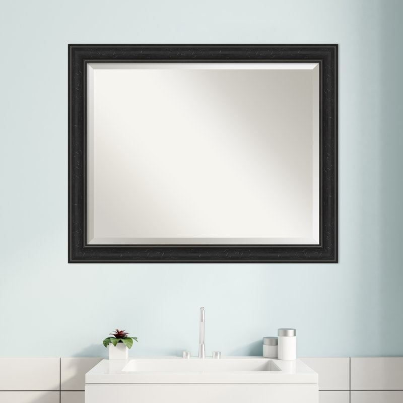 Mcbrayer Mirror, 26" x 32", Black