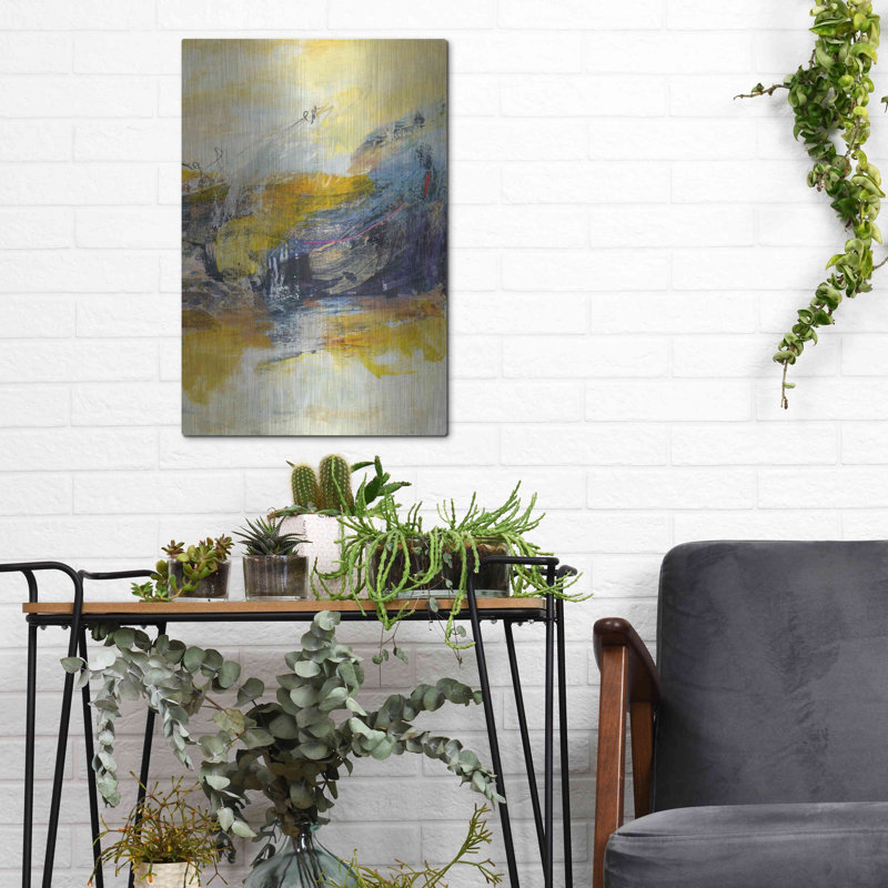 "Textured Triptych III" par Jodi Fuchs, H 16 po x l 12 po