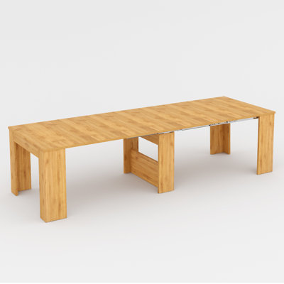 Haakon Kitchen Dining Table, 18"-118" Extendable Console Table