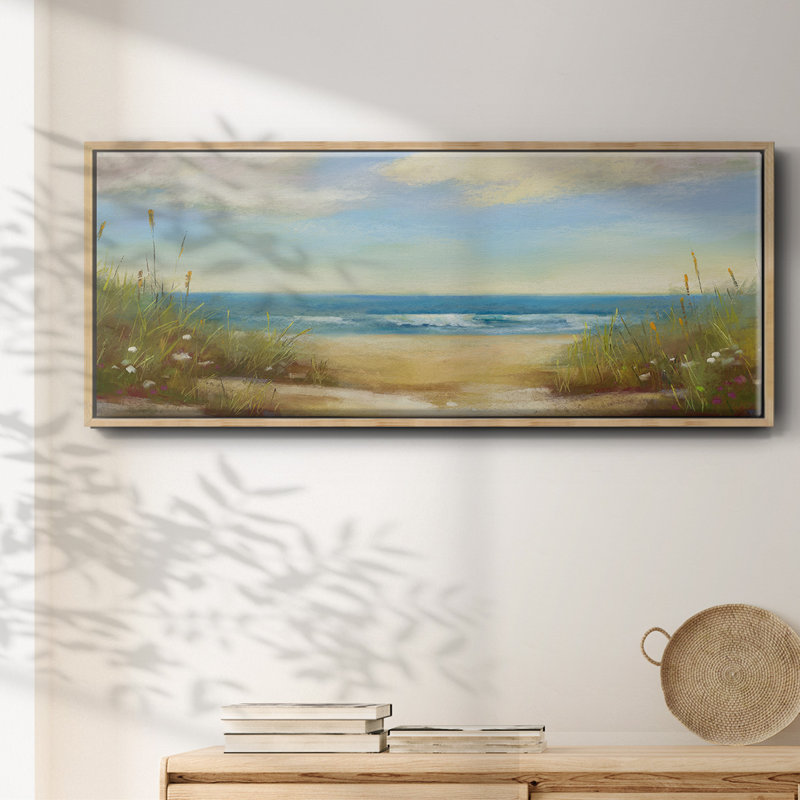 Serenity I- Framed Canvas