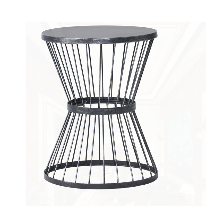 16"W SIDE TABLE, Teal