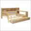 Full Size Daybed with Storage Shelves, Storage Drawers and Study Desk-118457630