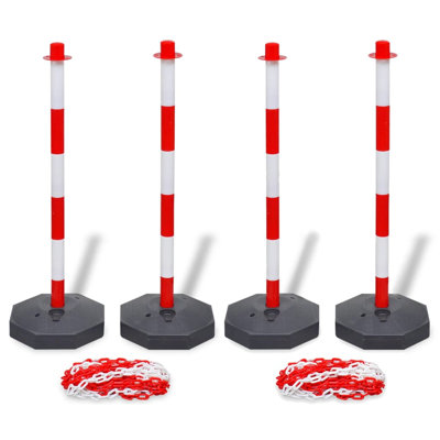 Sahag 6 Piece Chain Post and Chain Set