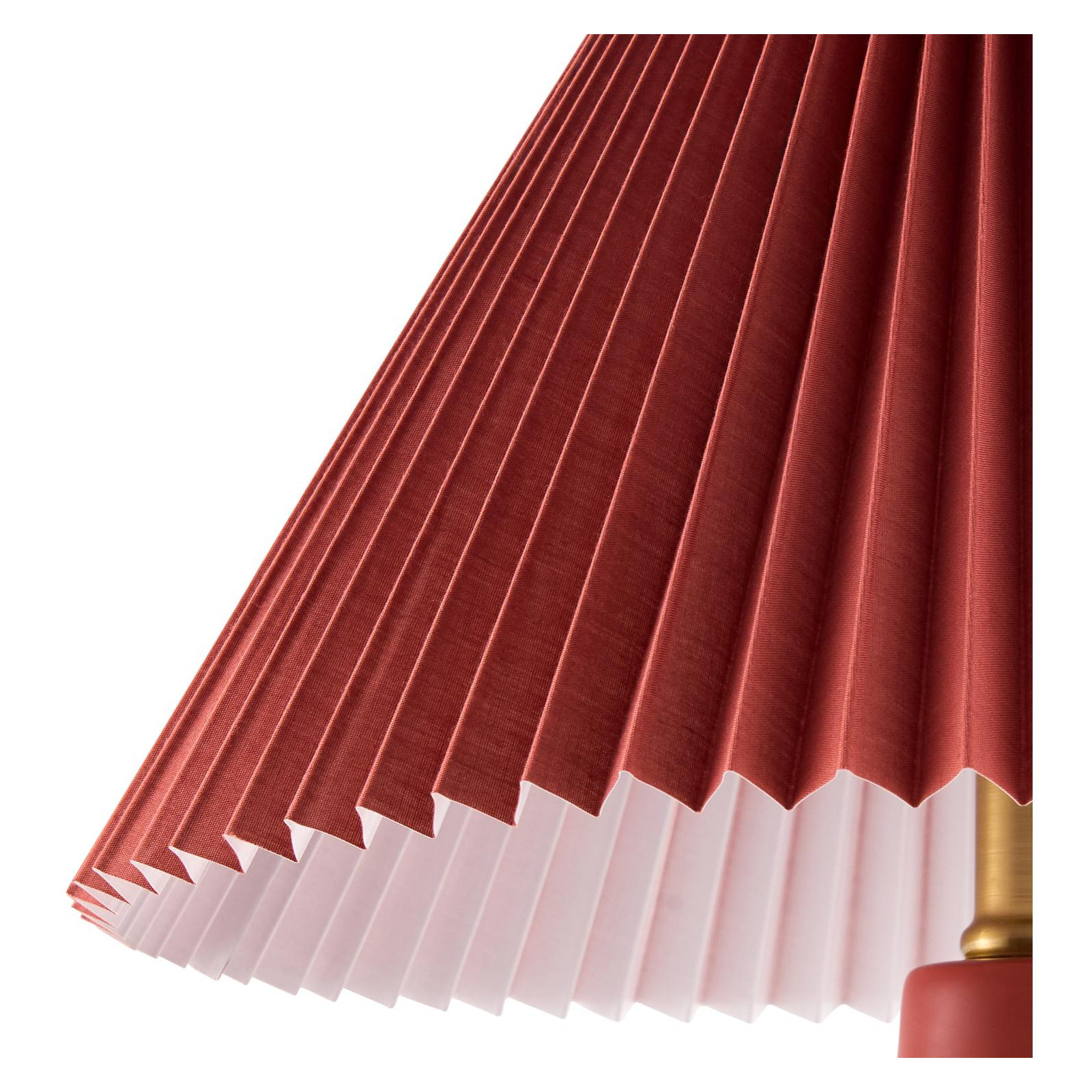 Celes Table Lamp, Red, Red