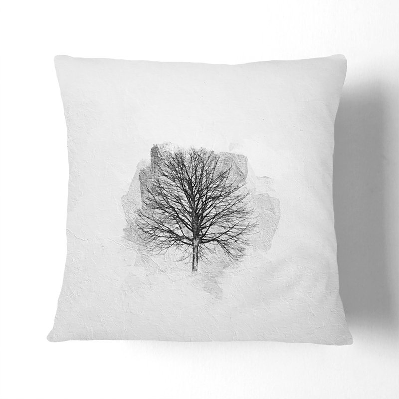 Square Throw Cushion, 40 x 40 cm, Black