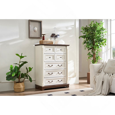 Commode 7 tiroirs pour chambre à coucher