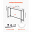 Marble Console Table Modern Narrow Long Console Table With Power Outlet