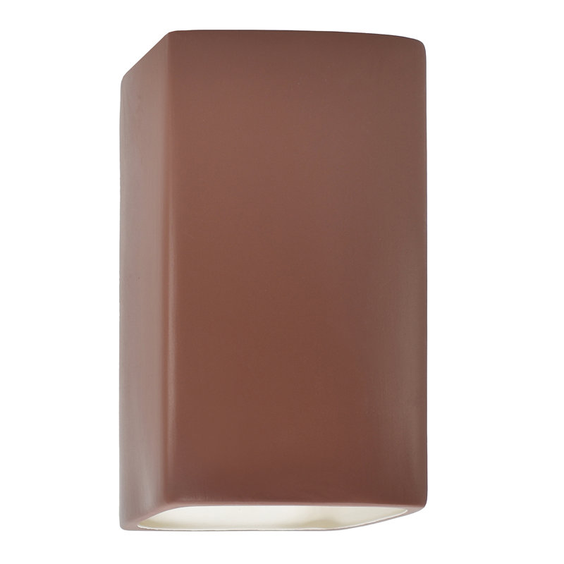 Krimhilde Ada Flush Mounted Sconce, 13.5" H x 7.25" W x 6.5" D, Antique Copper, Incandescent