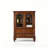 Vintage Solid Wood Display Cabinet with Drawers, Ornate Design-724622267