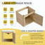 Meuble-lavabo mural avec lavabo en céramique et 1 porte à fermeture en douceur, contreplaqué-353039454