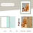 Gallery Frames, With Mat & Plexiglass, Wall/Tabletop Display-604267554-604267567